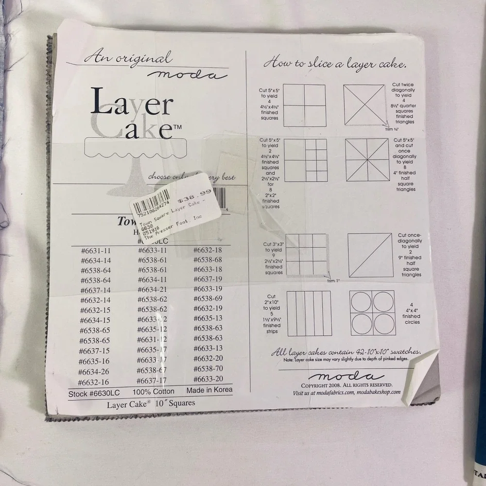 Moda‎ Town Square Fabric Bundle 9.75 yds Winter Christmas Quilt Kit Holly Taylor